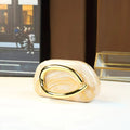 Round Box Acrylic Shoulder Bag with Chain - product photo 1
