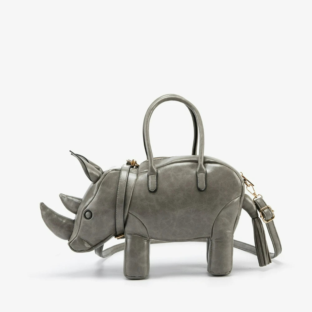 Rhinoceros-Shaped Bag, Novelty Animal Crossbody - product photo 3