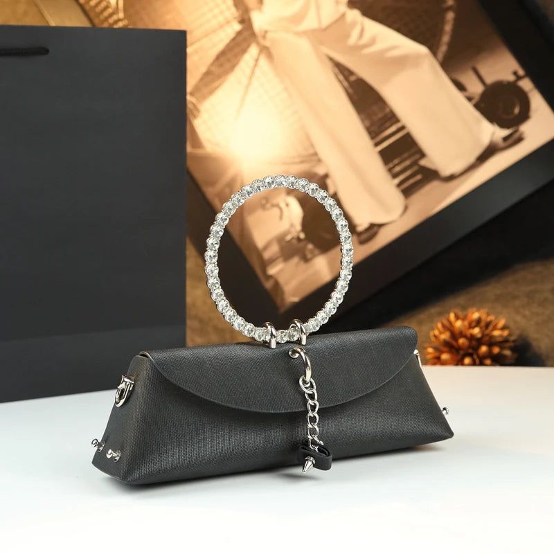 Tassel Envelope Clutch with Chain, Evening Bag - product photo 1
