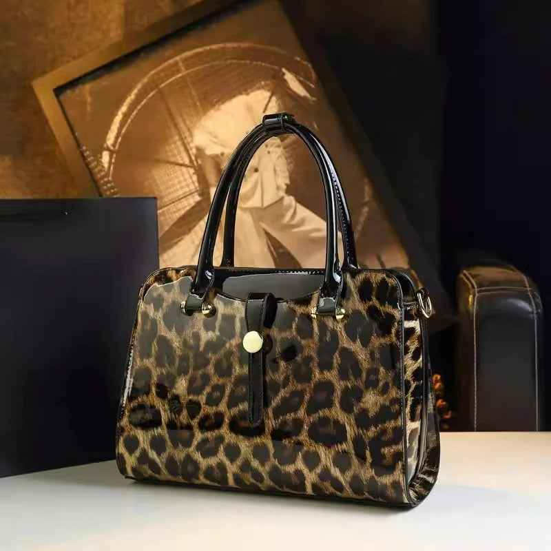 Leopard-Print Tote Bag, Large-Capacity Shoulder Bag - product photo 2