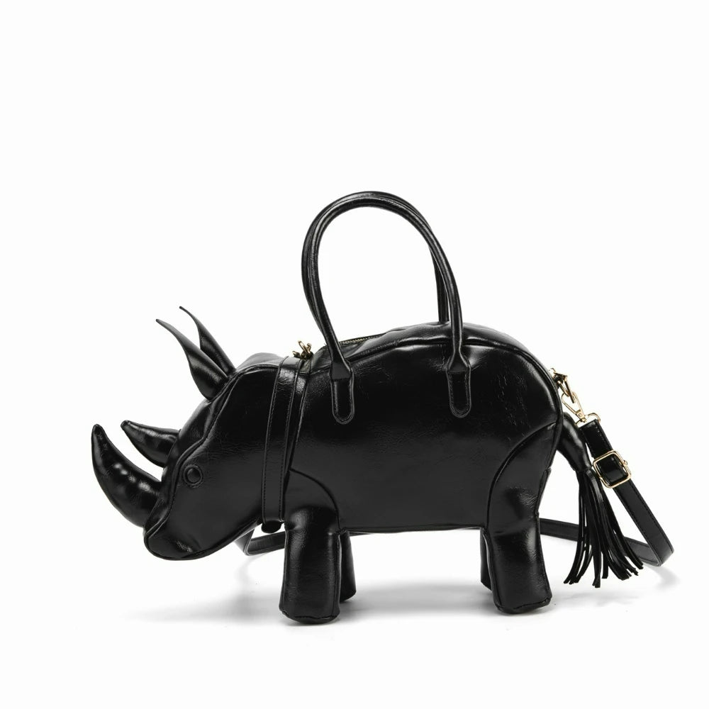 Rhinoceros-Shaped Bag, Novelty Animal Crossbody - product photo 6