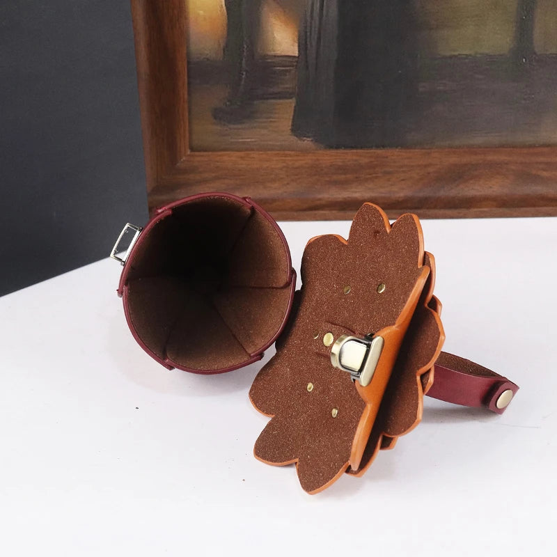Pinecone-Shaped Mini Bag, Geometric PU Handbag - product photo 5