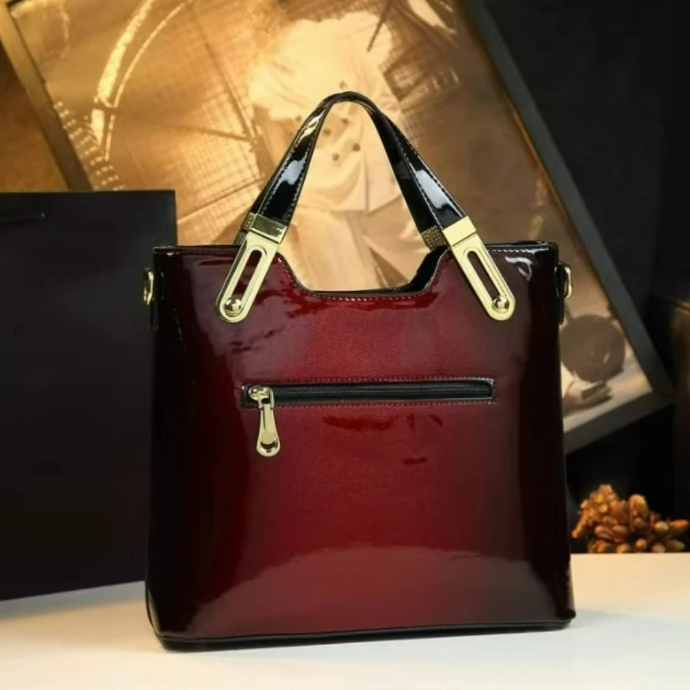 Gradient Floral Tote Bag, Large-Capacity Shoulder Bag - product photo 6