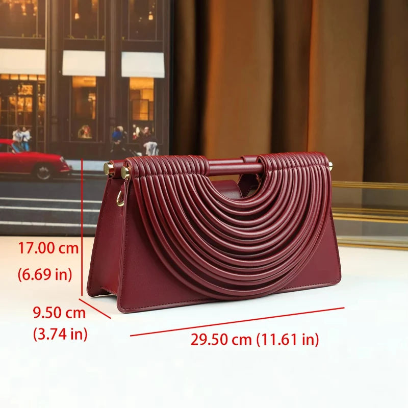 Woven Envelope Clutch & Shoulder Bag - product photo 2