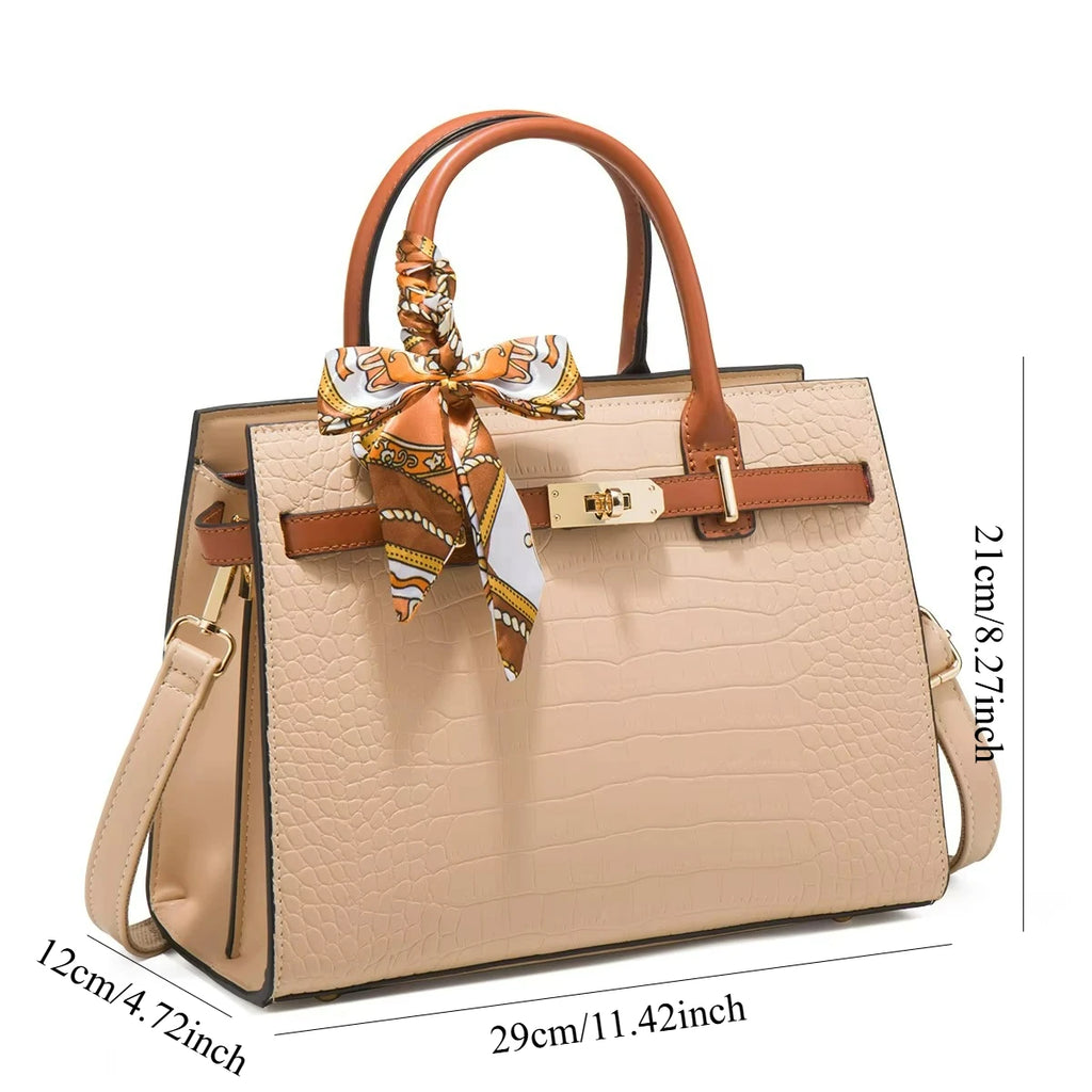 Vintage PU Handbag, Large-Capacity Shoulder Bag - product photo 4