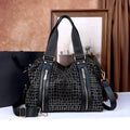 Sequin-Embellished PU Tote, Large-Capacity Shoulder Bag - product photo 1