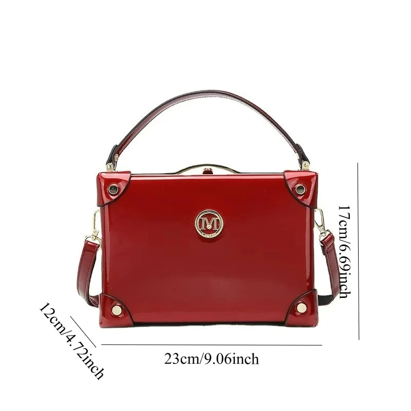 Mini Top-Handle Crossbody Bag, Structured Designer Bag - product photo 3