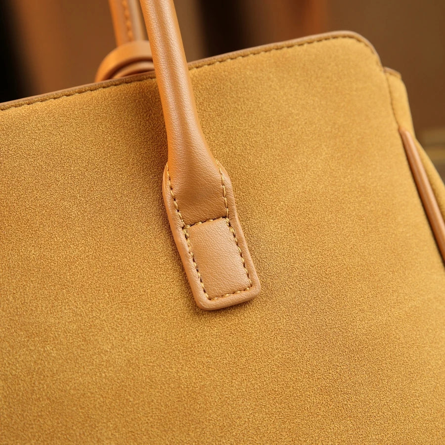 Square Business Shoulder Bag, Compact Modern Satchel - product photo 3