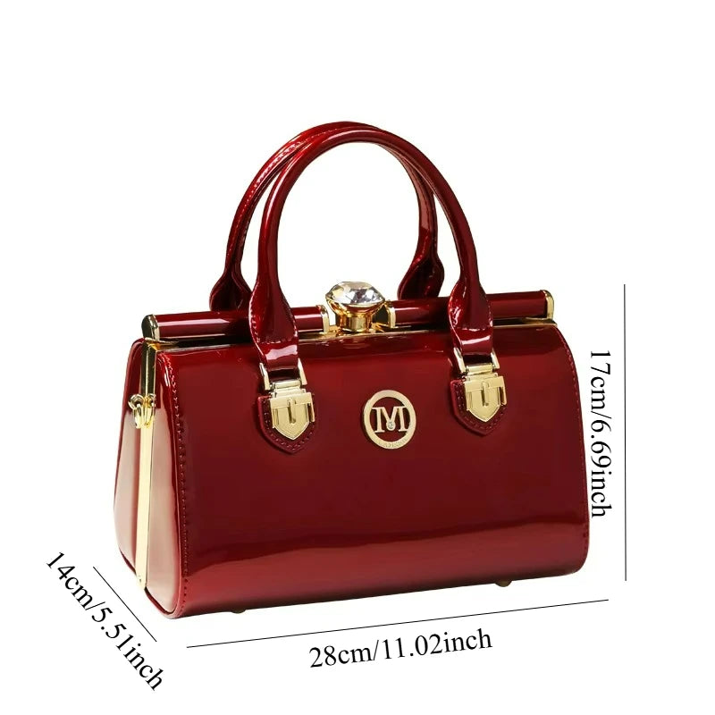Anti-Theft Chain Crossbody Bag, Minimalist PU Shoulder Bag - product photo 3