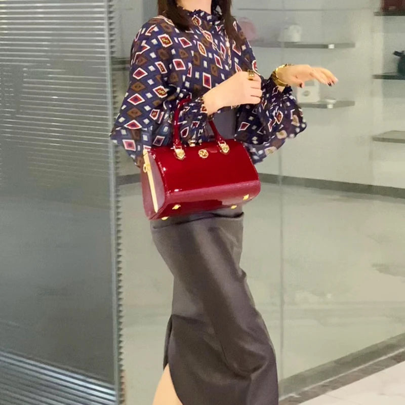 Anti-Theft Chain Crossbody Bag, Minimalist PU Shoulder Bag - product photo 5