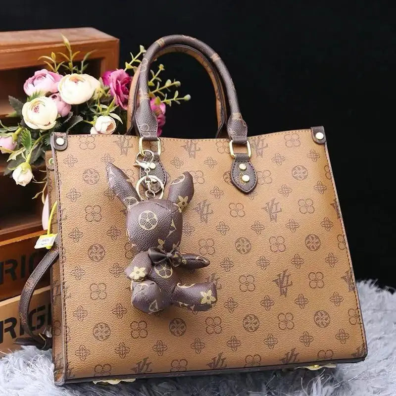 Waterproof PVC Crossbody Tote with Chain - product photo 6