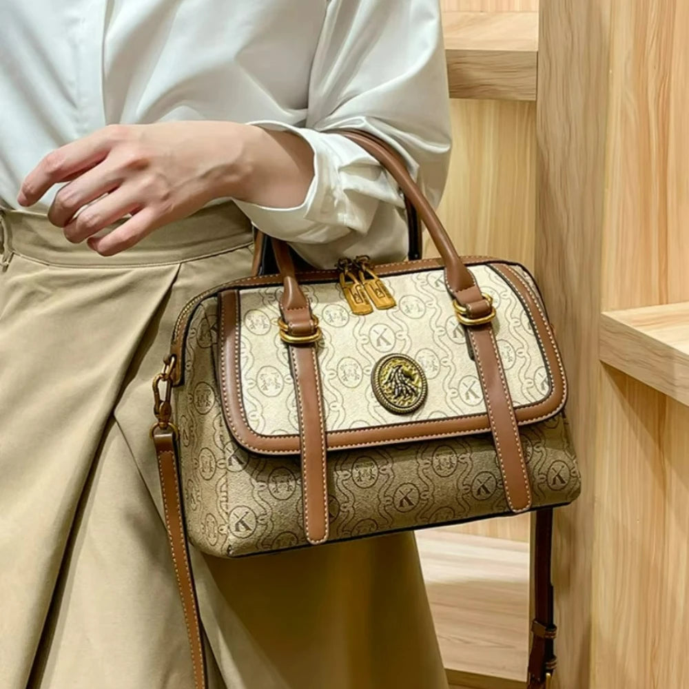 Large PVC Bucket Bag, Water-Resistant Crossbody Tote - product photo 3