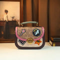 Monogram Patchwork Satchel, Vintage Top-Handle Bag - product photo 1