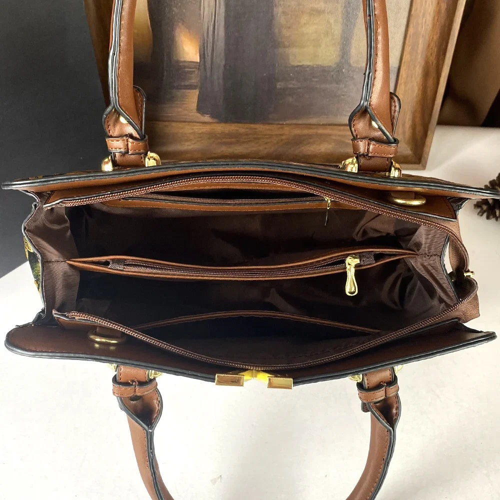 Retro Large-Capacity PU Handbag, Shoulder Bag - product photo 6