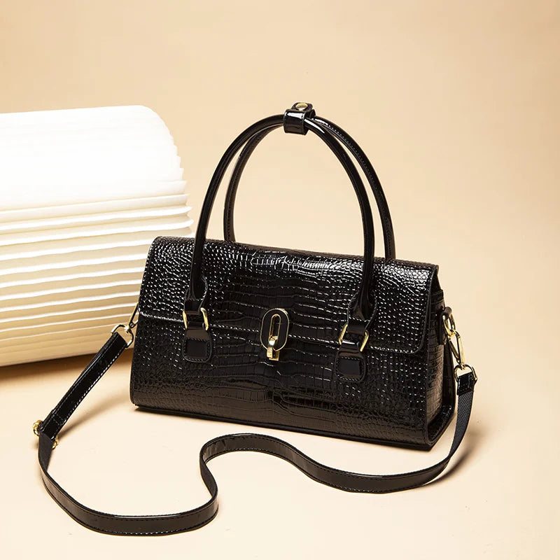 Leopard-Print Shoulder Tote, Soft Everyday Bag - product photo 6