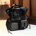 Retro Embossed Tote, Large-Capacity Shoulder Bag - product photo 1