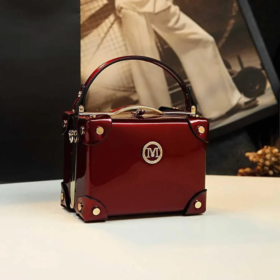 Small PU Crossbody Bag, Niche Box Handbag - product photo 1