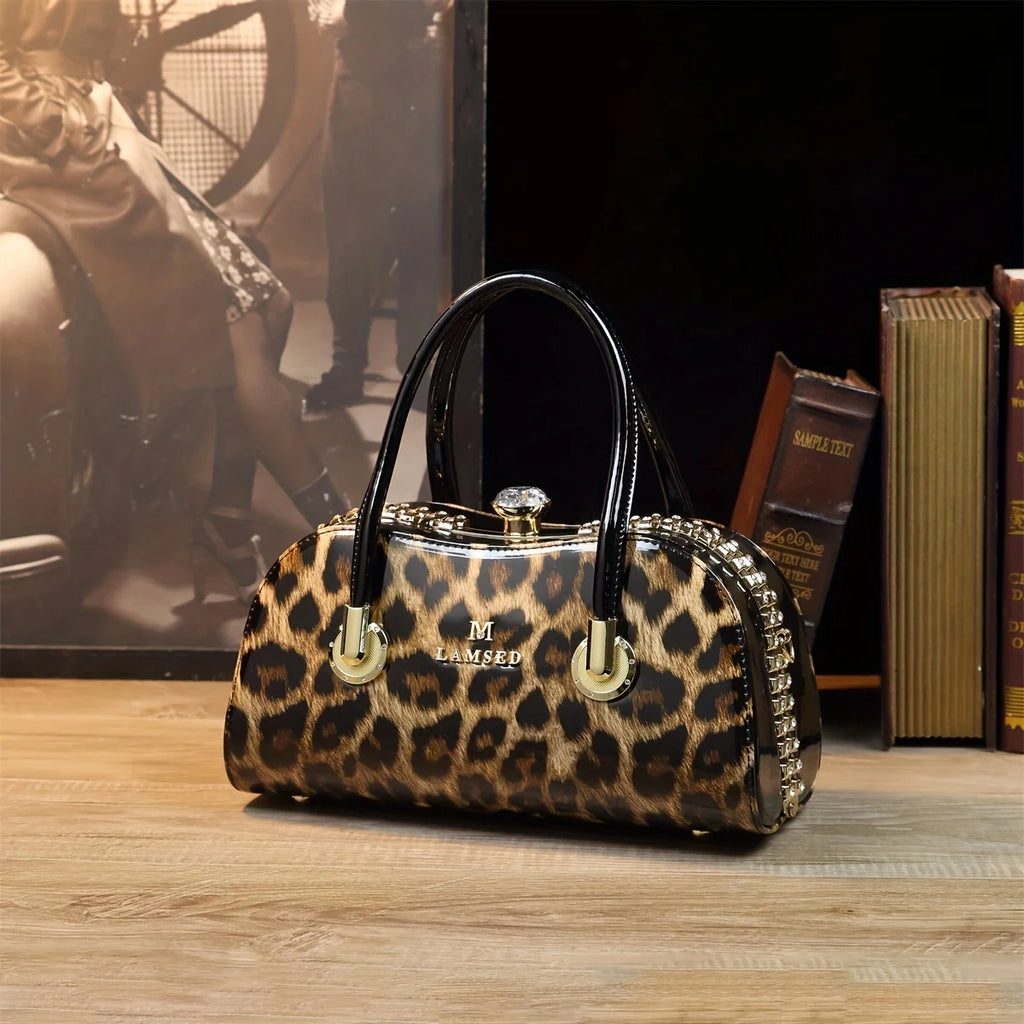 Rhinestone Top-Handle Shoulder Bag, Work-to-Evening Bag - product photo 5