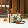 Owl Rivet Pillow Bag, Letter-Print Shoulder Bag - product photo 1