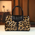 Leopard-Pattern Pillow Bag, Animal-Print Shoulder Bag - product photo 1