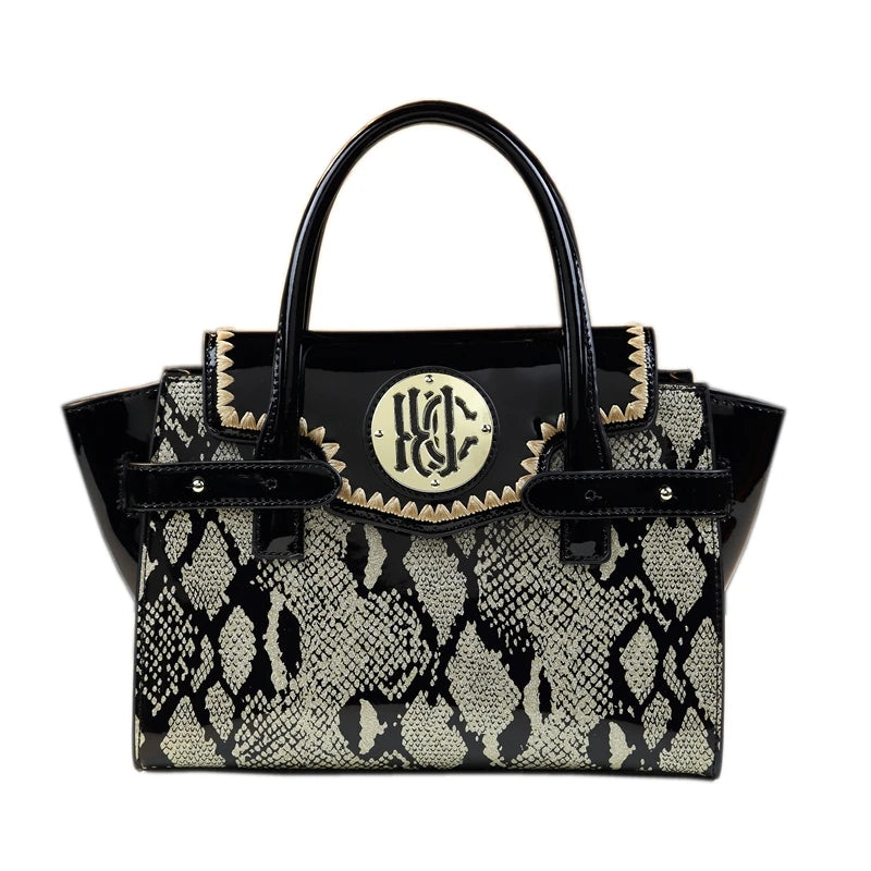 Leopard Pillow Bag with Zip and Hasp, Retro Shoulder Bag - product photo 4