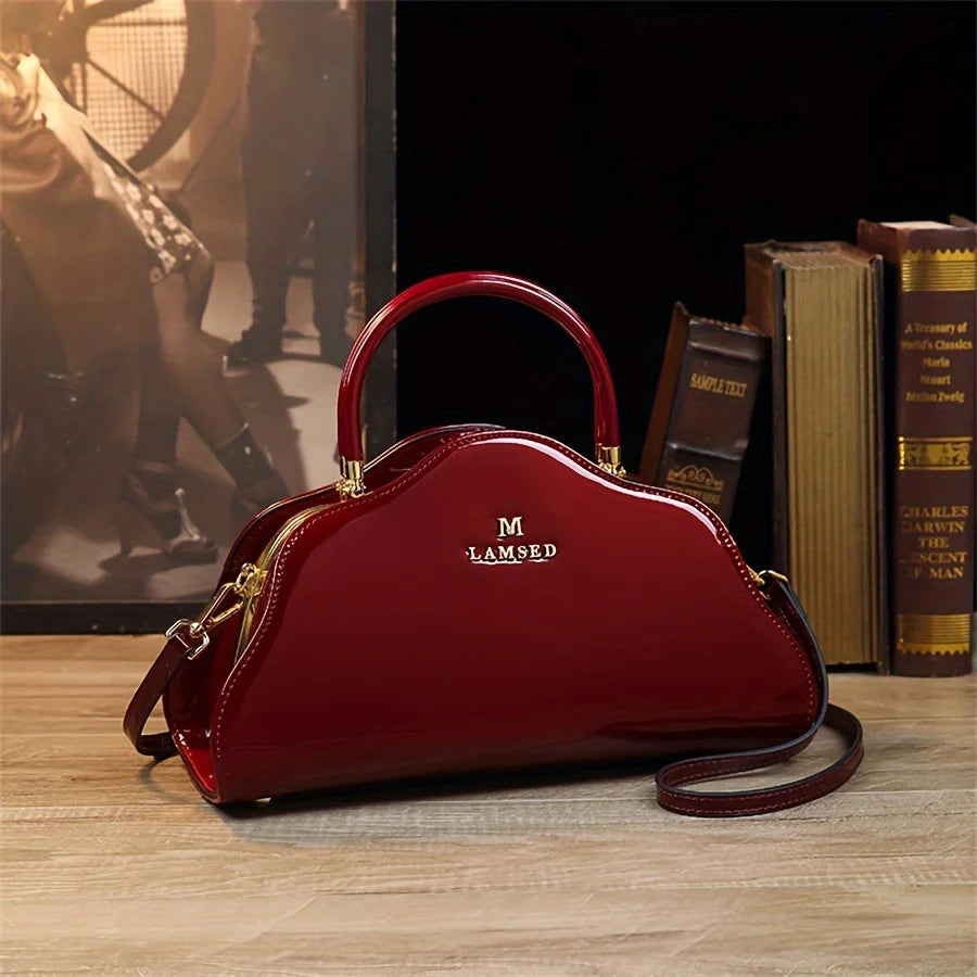 Diamond-Studded Satchel, Rhinestone Wedding Bag - product photo 6